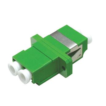 ADA-LCAPCUDGREEN Fiberworks AS  Adapter SM LC/APC-DPX Gr&#248;nn Med flens, metall klips, keramisk hylse